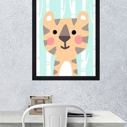 Gallery99 Turquoise Blue Lion Wall Art-image-91