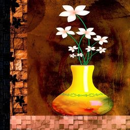 PnF Black & White Wooden Floral and Botanical Wall Art-image-67