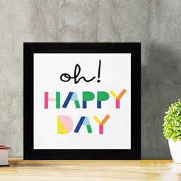 Gallery99 White Oh Happy Days Wall Art  For Kids Room-image-3