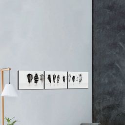 SAF White & Black 3 Pieces Modern Art Abstract Painting Wall Arts-image-21