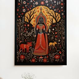 SOWPEACE Red & Mustard Mythical Photographs Wall Art-picture-34