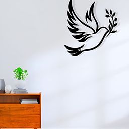 ARTROOMS Black Sparrow Metal Wall Hanging-picture-4