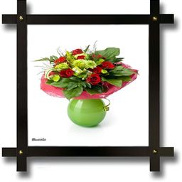 PnF White & Green Wooden Floral and Botanical Wall Art-image-68