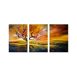 999Store Yellow & Black 3 Pieces Canvas Paintings Wall Art-picture-28