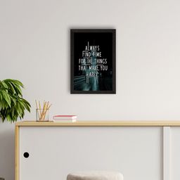 eCraftIndia Black & White Motivational Quotes Printed Framed UV Wall Art-image-8