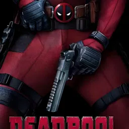 British Terminal Maroon & Grey Printed Abstract Deadpool Sticker-picture-49