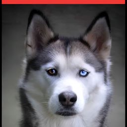 Wallpics Black & Red Dog Printed Wall Poster-image-98