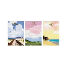 999Store Blue & Yellow 3 Pieces Canvas Wall Arts-picture-19