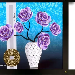 PnF Blue & White Wooden Painting Wall Art-image-95