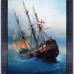 PnF Black & Blue Wooden Paintings Wall Art-picture-25