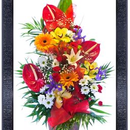 PnF Black & White Wooden Floral and Botanical Wall Art-image-97