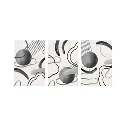 999Store White & Black 3 Pieces Abstract Canvas Painting Wall Arts-picture-30