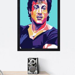Gallery99 Blue & Beige Rocky Belbaoua Framed Wall Art-image-54