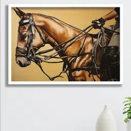 SAF Brown Digital Painting Framed Wall Art-48