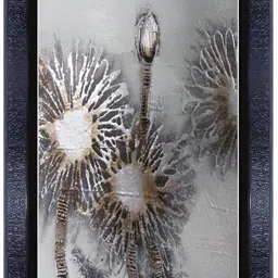 PnF Black & Grey Wooden Abstract Paintings Wall Art-image-79