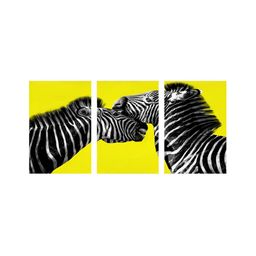 999Store Yellow & Black 3 Pieces Canvas Wall Art-picture-27