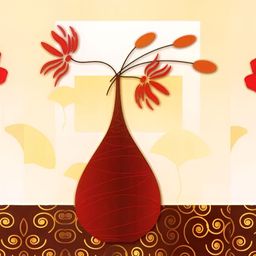 PnF Black & Brown Wooden Floral and Botanical Painting Wall Art-image-91