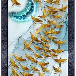 PnF Black & Blue Floral and Botanical Paintings Wall Art-image-57