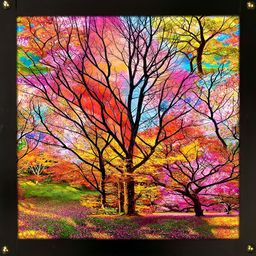 PnF Black & Red Floral and Botanical Digital Printed Wooden Wall Art-14