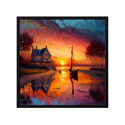 999Store Brown & Orange Canvas Other Wall Art-image-4