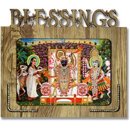 PnF Brown & Red Wooden Religious Wall Art-image-57