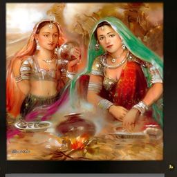PnF Red & Green Wooden Religious Wall Art-image-88
