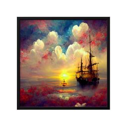 999Store Brown & White Canvas Painting Wall Art-picture-36