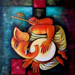 British Terminal Blue & Orange-Coloured Religious Printed Wall Poster-image-38