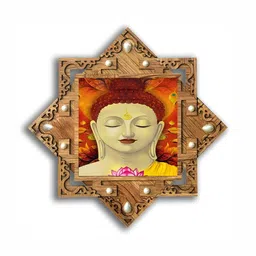 PnF Brown & Cream Wooden Religious Wall Art-image-61