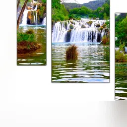 PnF Green & White 3 Pieces Floral and Botanical Wall Arts-image-38