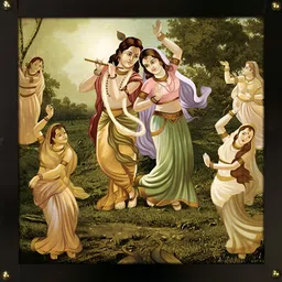 PnF Beige & Black Wooden Religious Wall Painting-image-79