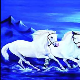 British Terminal Blue & White Birds and Animals Wall Poster-25