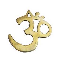 Exotic India Gold-Toned OM Wall Hanging-47