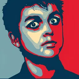 Wallpics Blue & Red Wall Poster-image-35