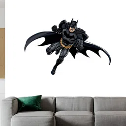 Wallpics Black & Beige Paper Painting Wall Sticker-15
