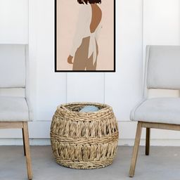 AbhiKalpya Art Studio-Get a vibe Beige & Black Wooden Wall Painting-image-66