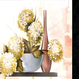 PnF Black & White Floral And Botanical Wall Painting-image-62