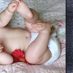 PnF Nude & Pink Baby Photograph Wooden Wall Art-image-88