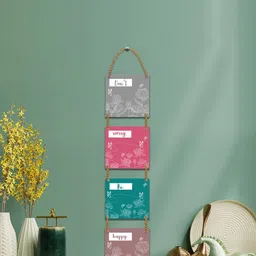 ROMEE Multicoloured Wooden Wall Hanging-29