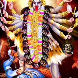Wallpics Blue & Red Religious Wall Poster-picture-49