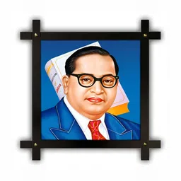PnF Blue & Beige Wooden Printed Wall Art-image-92
