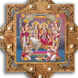 PnF Brown & Red Religious Wall Painting-image-21
