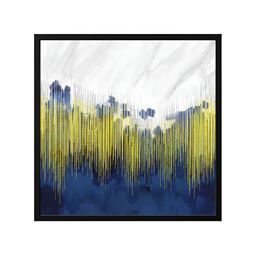 999Store Blue & Yellow Canvas Abstract Painting Wall Art-image-23