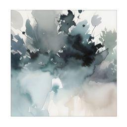 RANDOM Grey & Green Canvas Floral and Botanical Wall Art-picture-7