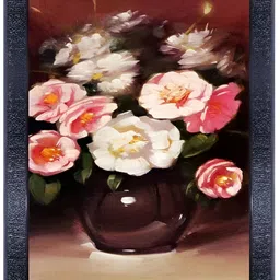 PnF Black & Pink Floral and Botanical Printed Wall Art-image-83