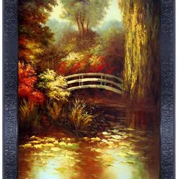 PnF Black & Red Wooden Floral & Botanical Painting Wall Art-image-52