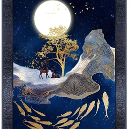 PnF Black & Blue Birds And Animals Wall Art-image-83