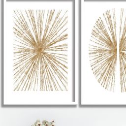 Aura White & Brown 2 Pieces Wall Arts-26