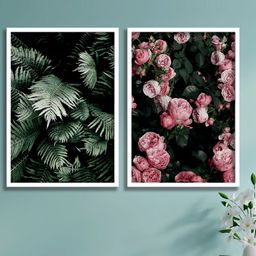SAF Pack Of 2 Digital Printed Framed Wall Painting-28