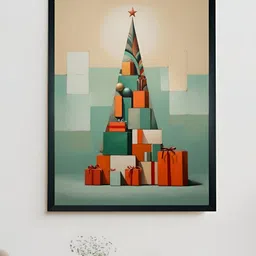 SOWPEACE Green & Rust Canvas Abstract Wall Art-9